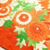 振袖 金駒刺繍 綸子 正絹 花柄 袷仕立て 身丈164cm 裄丈67cm 箔 金彩 フォーマル 着物 橙_画像11