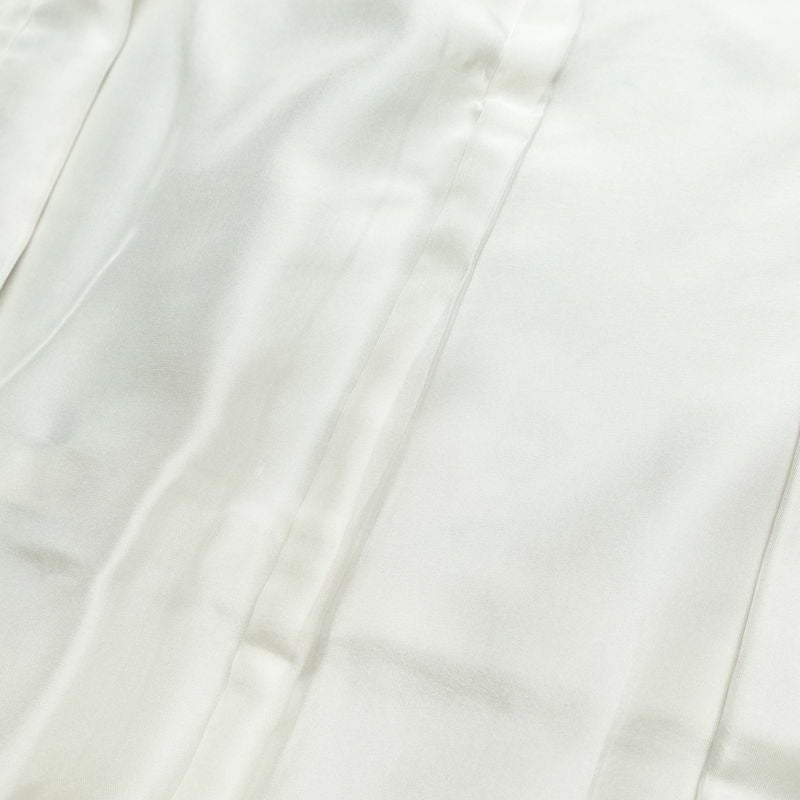 小紋 正絹 花柄 袷仕立て 身丈154.5cm 裄丈64.5cm 箔 着物 グレー_画像19