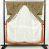 小紋 良品 縮緬 総柄 正絹 幾何学柄・抽象柄 袷仕立て 身丈153cm 裄丈66cm 着物 多色使い_画像3