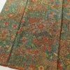 小紋 良品 縮緬 総柄 正絹 幾何学柄・抽象柄 袷仕立て 身丈153cm 裄丈66cm 着物 多色使い_画像4