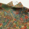 小紋 良品 縮緬 総柄 正絹 幾何学柄・抽象柄 袷仕立て 身丈153cm 裄丈66cm 着物 多色使い_画像17