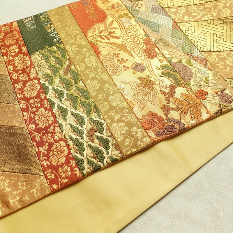 袋帯 六通柄 良品 フォーマル用 正絹 箔 金糸 帯 多色使い_画像11