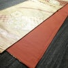 袋帯 六通柄 良品 フォーマル用 正絹 箔 金糸 帯 ピンク_画像8