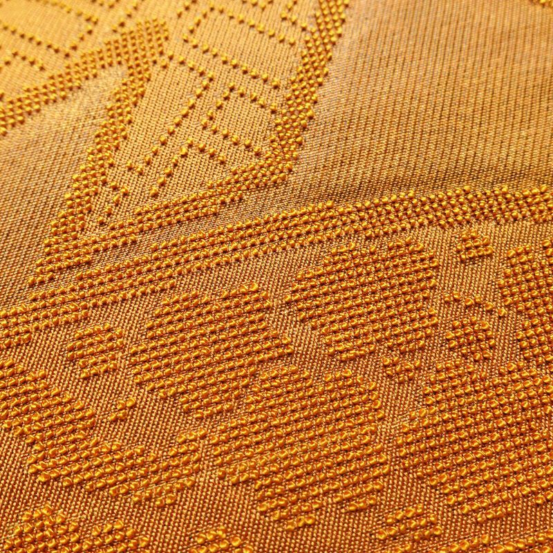 袋帯 太鼓柄 相良刺繍 フォーマル用 正絹 古典柄 箔 帯_画像5