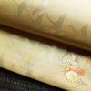 袋帯 六通柄 フォーマル用 正絹 人物・動物柄 箔 帯 黄・黄土色_画像6