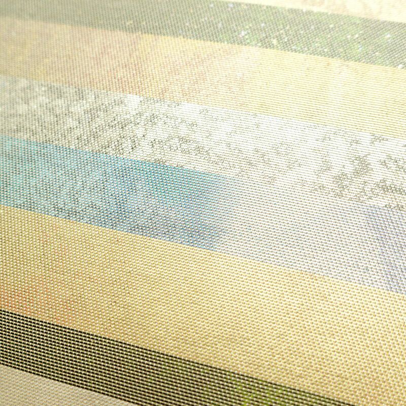 袋帯 六通柄 フォーマル用 正絹 縞柄・線柄 箔 帯 多色使い_画像6