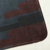 紬 正絹 幾何学柄・抽象柄 袷仕立て 身丈161.5cm 裄丈65.5cm 着物 青・紺_画像16