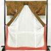 小紋 美品 しつけ糸付き 総柄 正絹 花柄 袷仕立て 身丈170cm 裄丈68cm 着物 多色使い_画像3