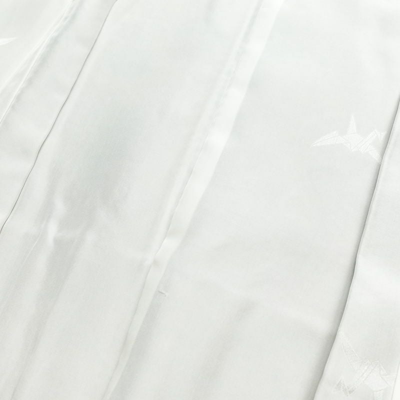 小紋 美品 しつけ糸付き 総柄 正絹 花柄 袷仕立て 身丈170cm 裄丈68cm 着物 多色使い_画像17