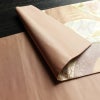 袋帯 六通柄 フォーマル用 正絹 花柄 箔 金糸 帯 サーモンピンク ピンク_画像9