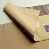 袋帯 六通柄 一般用 正絹 その他の柄 帯 黄・黄土色_画像9