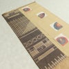 袋帯 六通柄 一般用 正絹 その他の柄 帯 黄・黄土色_画像17