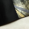 袋帯 六通柄 フォーマル用 正絹 流水・波柄 箔 金糸 帯 黒_画像17