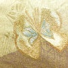 袋帯 六通柄 フォーマル用 正絹 蝶・昆虫柄 箔 金糸 帯 金・銀_画像3