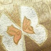 袋帯 六通柄 フォーマル用 正絹 蝶・昆虫柄 箔 金糸 帯 金・銀_画像4