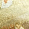 袋帯 六通柄 フォーマル用 正絹 蝶・昆虫柄 箔 金糸 帯 金・銀_画像5