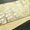 袋帯 六通柄 フォーマル用 正絹 蝶・昆虫柄 箔 金糸 帯 金・銀_画像11