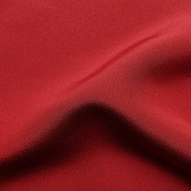 振袖 縮緬 金駒刺繍 正絹 古典柄 袷仕立て 身丈156.5cm 裄丈64cm 刺繍 金糸 フォーマル 着物 赤・朱_画像21