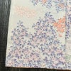 小紋 しつけ糸付き 縮緬 総柄 正絹 木の葉・植物柄 袷仕立て 身丈160cm 裄丈66cm 着物 多色使い_画像13