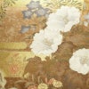 袋帯 太鼓柄 フォーマル用 正絹 花柄 箔 金糸 帯 金・銀_画像2
