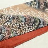 袋帯 全通柄 良品 フォーマル用 正絹 流水・波柄 帯 花柄 多色使い_画像13