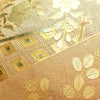 袋帯 太鼓柄 フォーマル用 正絹 古典柄 箔 金彩 帯 ピンク_画像7