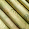 袋帯 六通柄 美品 フォーマル用 正絹 木の葉・植物柄 箔 帯 流水 緑・うぐいす色_画像16