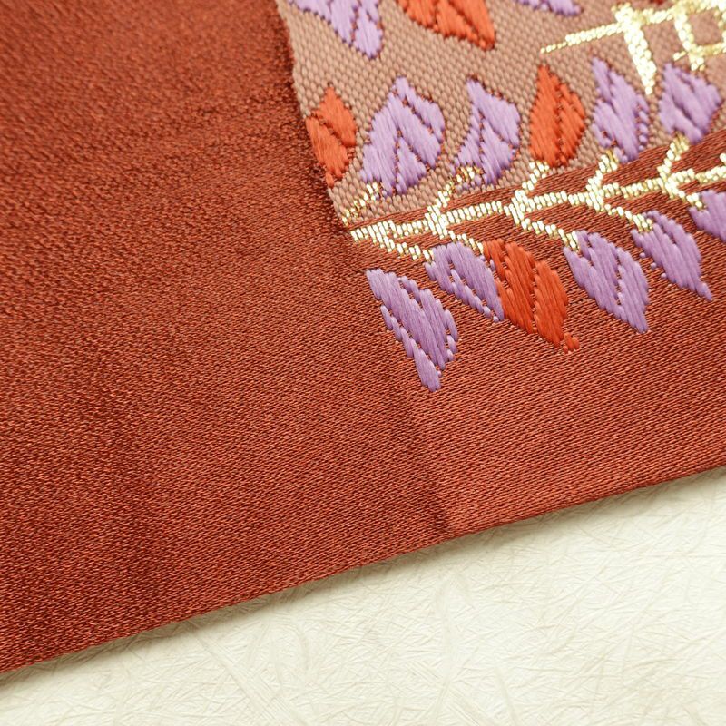 袋帯 六通柄 良品 フォーマル用 正絹 古典柄 箔 金糸 帯_画像17