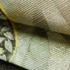 袋帯 未仕立て 六通柄 良品 フォーマル用 正絹 縞柄・線柄 箔 金糸 帯 金・銀_画像7