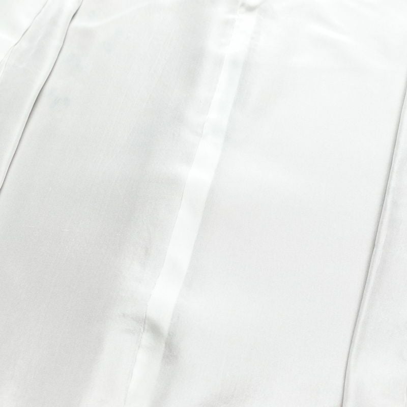 訪問着 良品 しつけ糸付き 綸子 正絹 古典柄 袷仕立て 身丈166cm 裄丈69.5cm 箔 金彩 フォーマル 着物 紫・藤色_画像18