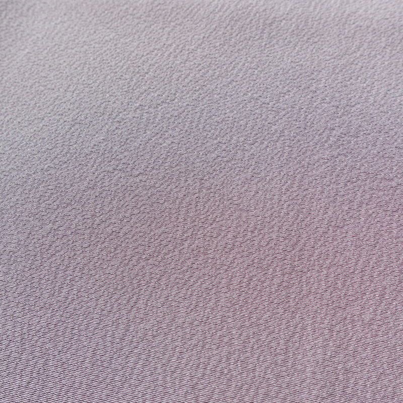 小紋 良品 斉藤三才 落款入り 縮緬 正絹 その他の柄 袷仕立て 身丈166cm 裄丈67cm 着物 紫・藤色_画像7