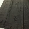 大島紬 古代染色純泥染 良品 証紙あり 正絹 幾何学柄・抽象柄 袷仕立て 身丈162cm 裄丈63cm 一部しつけ糸付き 着物 茶_画像5