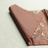 名古屋帯 六通柄 正絹 花柄 名古屋仕立て 菊 萩 箔 帯 小豆・エンジ_画像10
