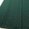 色無地 良品 一つ紋付き 正絹 チェック・格子柄 袷仕立て 身丈155cm 裄丈64cm フォーマル 着物 緑・うぐいす色_画像4