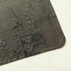 大島紬 古代染色純泥染 美品 証紙あり しつけ糸付き 正絹 木の葉・植物柄 袷仕立て 身丈166.5cm 裄丈66cm 着物 茶_画像14