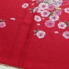振袖 良品 正絹 花柄 袷仕立て 身丈161cm 裄丈66cm フォーマル 成人式 二十歳 着物 赤・朱_画像13