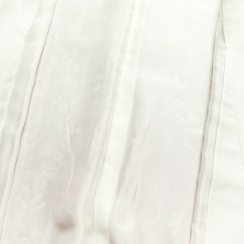 小紋 付下小紋 縮緬 相良刺繍 一つ紋付き 正絹 木の葉・植物柄 袷仕立て 身丈159cm 裄丈64.5cm 刺繍 フォーマル 着物 ピンク_画像17