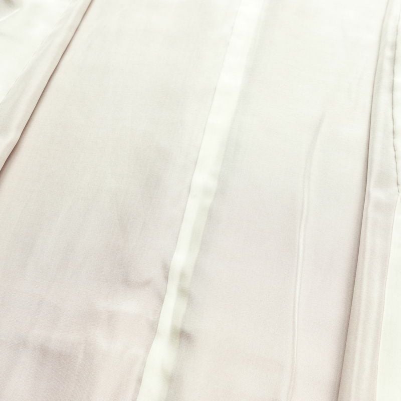 付け下げ 良品 縮緬 正絹 風景柄 袷仕立て 身丈155.5cm 裄丈65.5cm 箔 金彩 フォーマル 着物 赤・朱_画像19