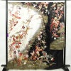 振袖 良品 綸子 正絹 古典柄 袷仕立て 身丈165.5cm 裄丈67cm 箔 金彩 フォーマル 着物 多色使い_画像1