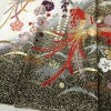 振袖 良品 綸子 正絹 古典柄 袷仕立て 身丈165.5cm 裄丈67cm 箔 金彩 フォーマル 着物 多色使い_画像4