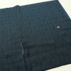 小紋 アンティーク風 混紡 幾何学柄・抽象柄 袷仕立て 身丈150.5cm 裄丈62cm 一部しつけ糸付き 着物 青・紺_画像10