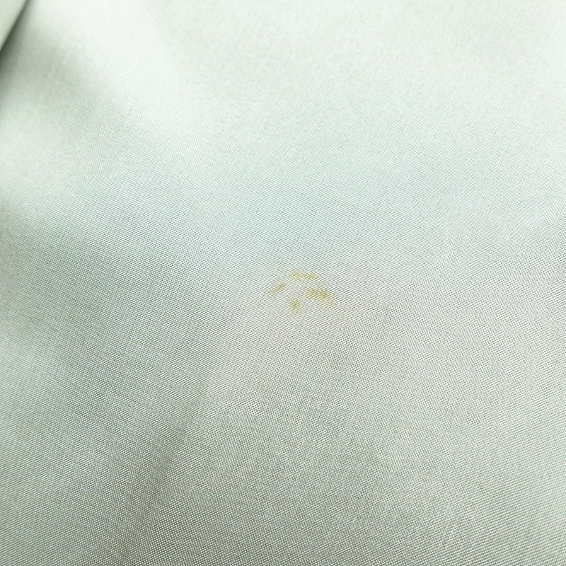 小紋 アンティーク風 混紡 幾何学柄・抽象柄 袷仕立て 身丈150.5cm 裄丈62cm 一部しつけ糸付き 着物 青・紺_画像18