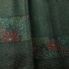 単衣 小紋 良品 正絹 花柄 単衣仕立て 身丈158.5cm 裄丈63cm 着物 緑・うぐいす色_画像10