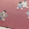 訪問着 落款入り 関口遼一 十日町友禅 一つ紋付き 正絹 人物・動物柄 袷仕立て 身丈159cm 裄丈63.5cm フォーマル 着物 ピンク_画像10