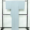 色無地 落款入り 縮緬 一つ紋付き 正絹 無地 袷仕立て 身丈164cm 裄丈67cm 共八掛 フォーマル 着物 青・紺_画像2