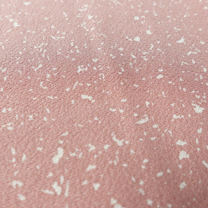 付け下げ 良品 作家物 落款入り 一つ紋付き 正絹 幾何学柄・抽象柄 袷仕立て 身丈165.5cm 裄丈67.5cm フォーマル 着物 ピンク_画像10