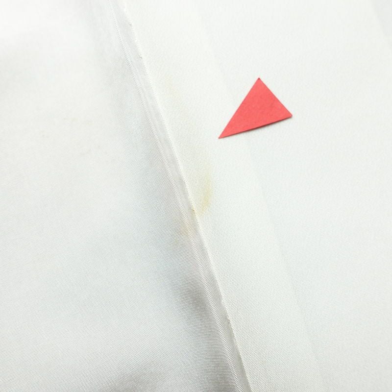 付け下げ 良品 作家物 落款入り 一つ紋付き 正絹 幾何学柄・抽象柄 袷仕立て 身丈165.5cm 裄丈67.5cm フォーマル 着物 ピンク_画像18