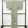 訪問着 正絹 古典柄 袷仕立て 身丈164.5cm 裄丈66.5cm 箔 金彩 フォーマル 着物 グレー_画像2