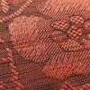 名古屋帯 六通柄 正絹 花柄 通し仕立て 帯 小豆・エンジ_画像3