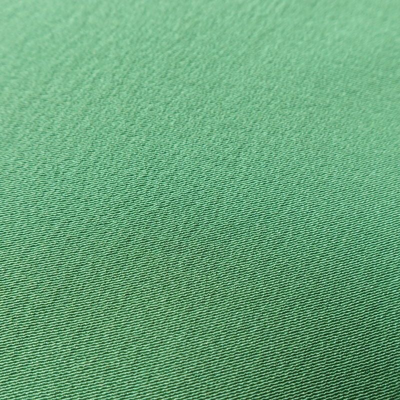 色無地 縮緬 一つ紋付き 正絹 無地 袷仕立て 身丈160.5cm 裄丈67cm 共八掛 フォーマル 着物 緑・うぐいす色_画像6